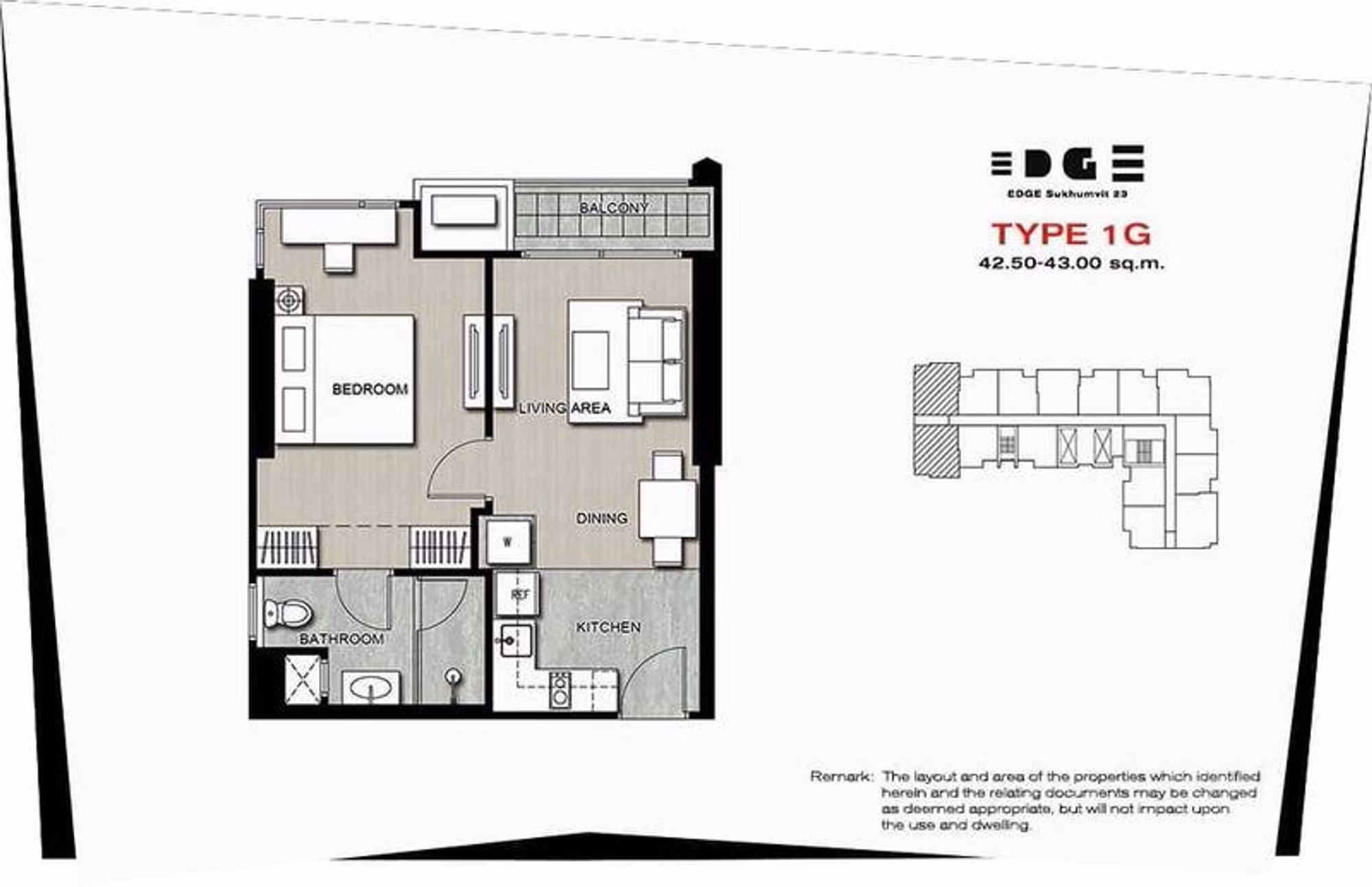 1 Bed Condo for Rent in Watthana - Image 16