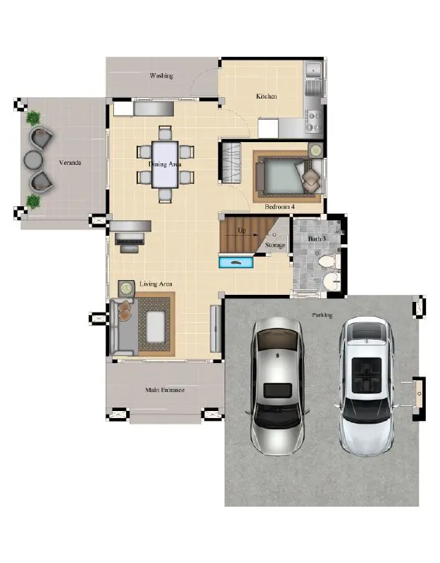 3 Bedroom House - Image 78