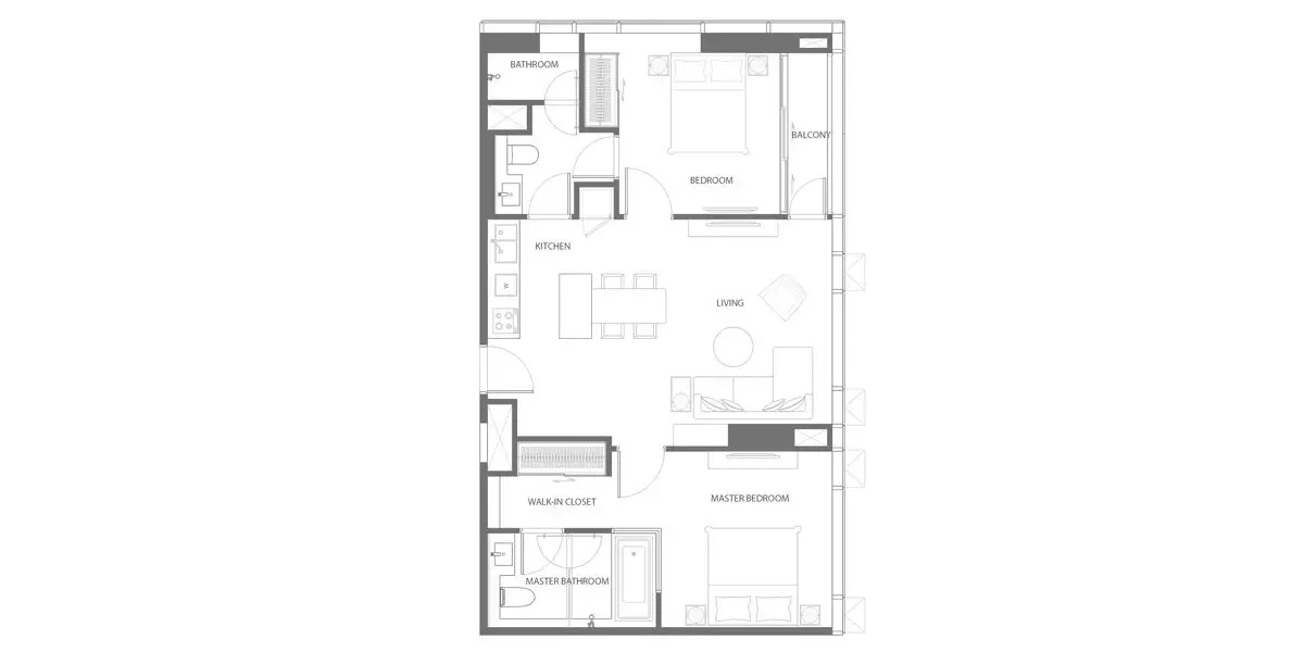 1 卧室 公寓 用于 出售 在 Watthana - Image 36
