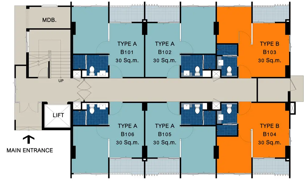 1 Bed Condo for Sale in Mueang Chiang Mai - Image 14