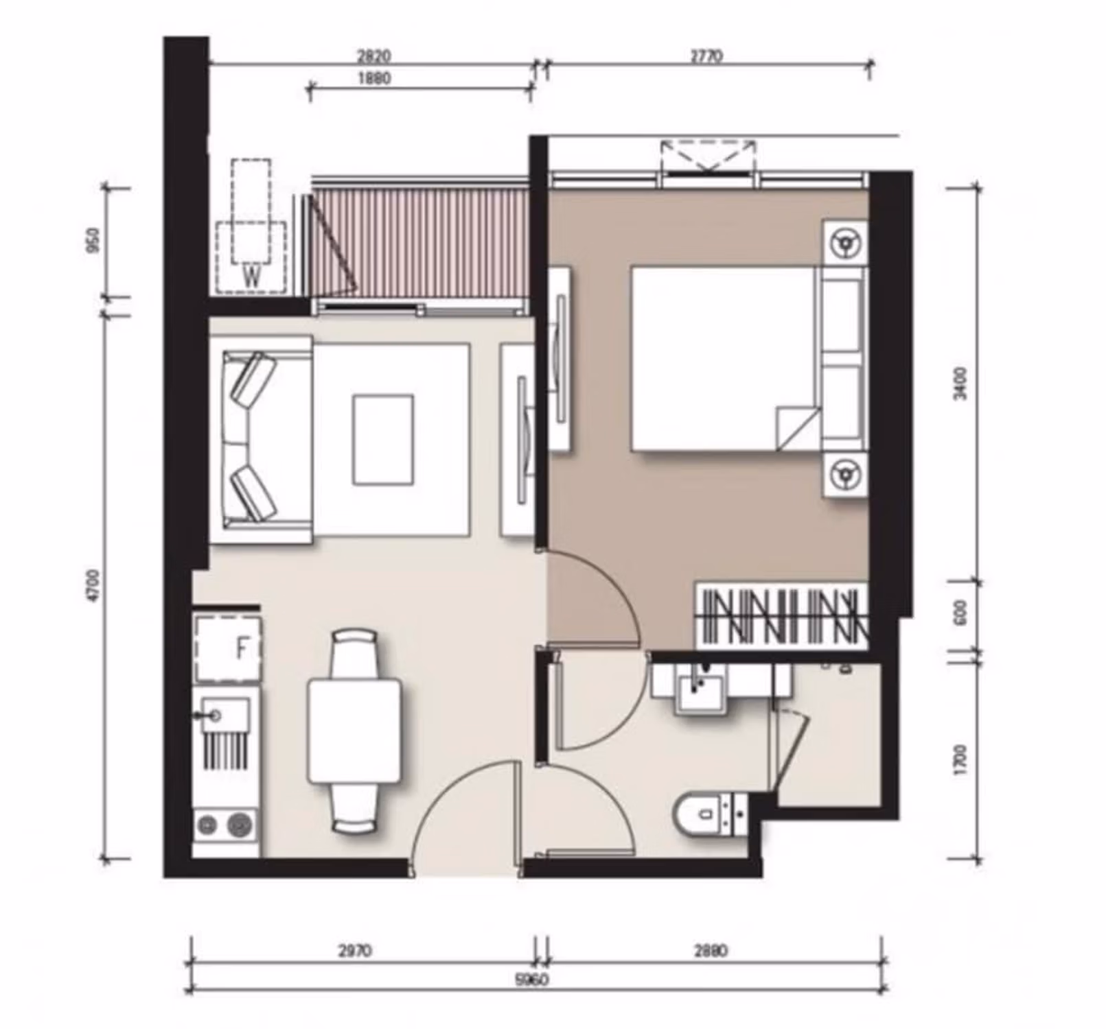 1 ห้องนอน undefined สำหรับ ขาย ใกล้ Ekkamai BTS - Image 15