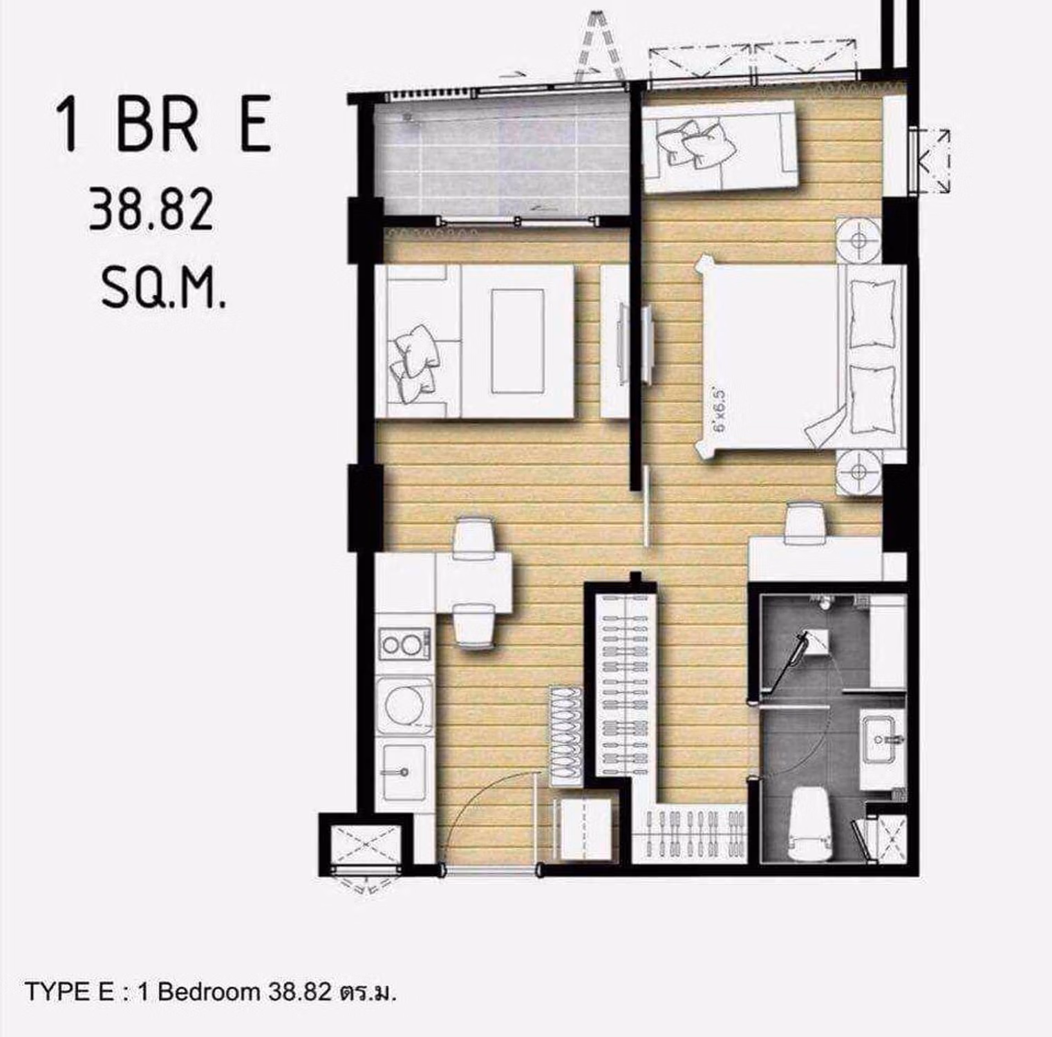 1 Bed Condo for Sale  Near Ari BTS - Image 8