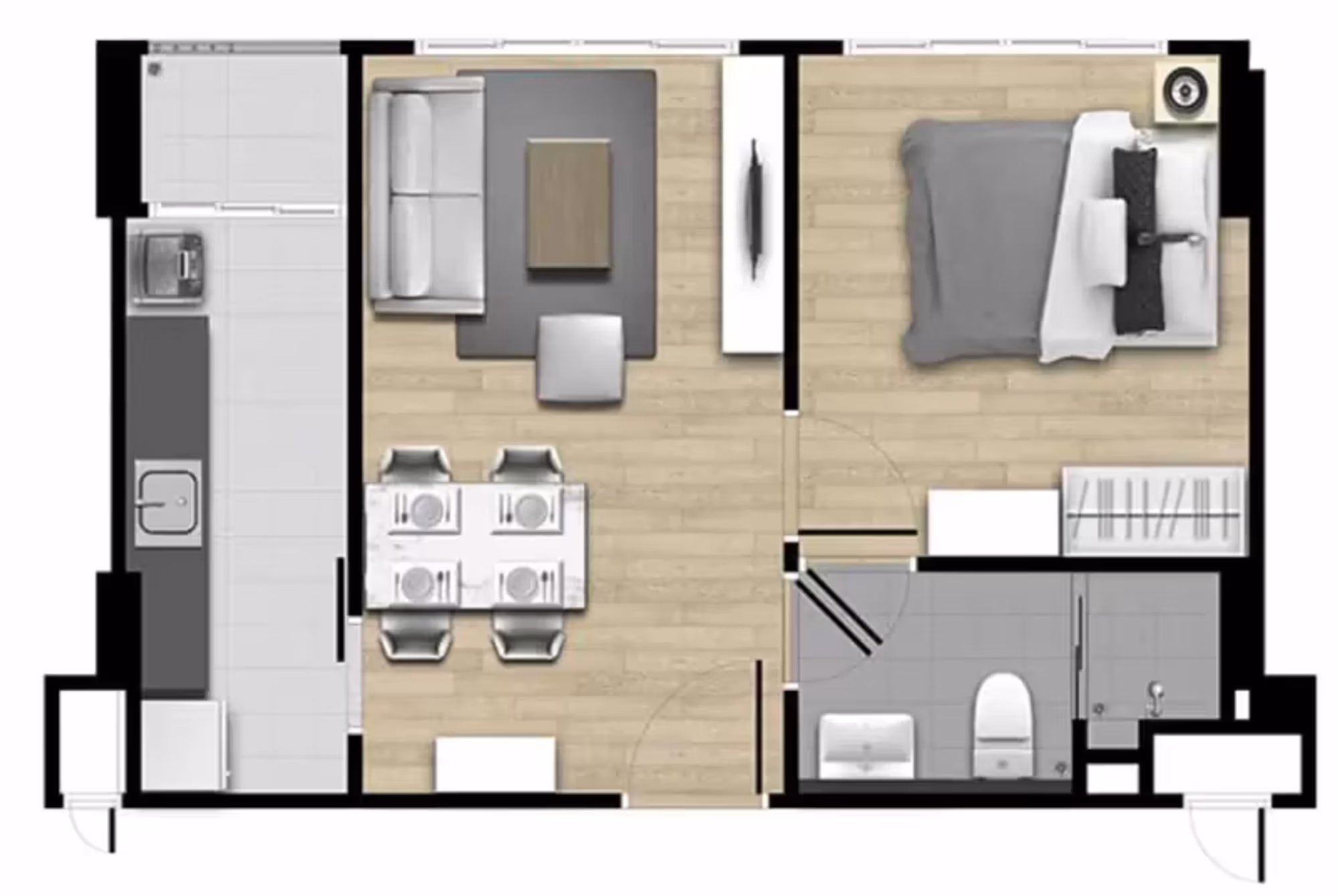 1 Bedroom Condo - Image 5