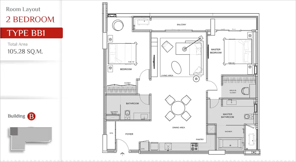 1 ห้องนอน Condo สำหรับ จำหน่าย ใน Mueang Chiang Mai - Image 103