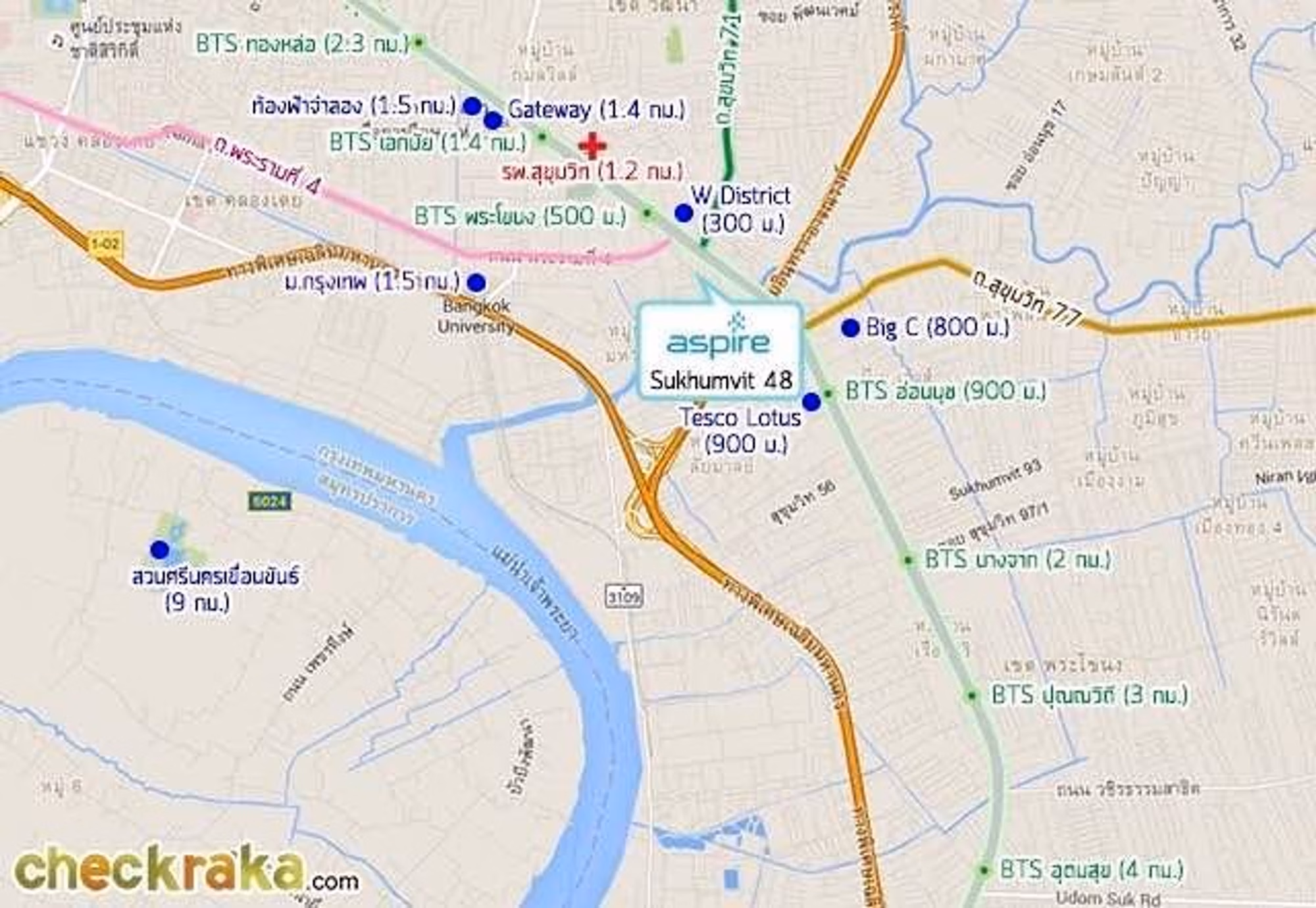 1 Bedroom for Sale at Aspire Sukhumvit 48 - Image 7