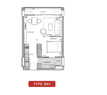 1 ห้องนอน Condo สำหรับ จำหน่าย ใน Mueang Chiang Mai - Image 36