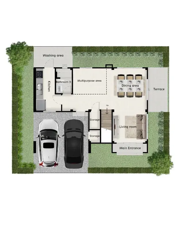 3 Bedroom House - Image 62