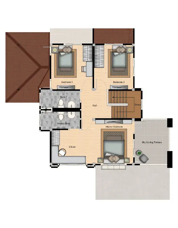 3 Bedroom House - Image 70