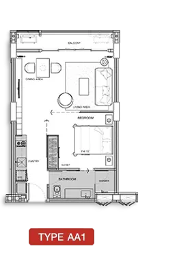 1 ห้องนอน Condo สำหรับ จำหน่าย ใน Mueang Chiang Mai - Image 108
