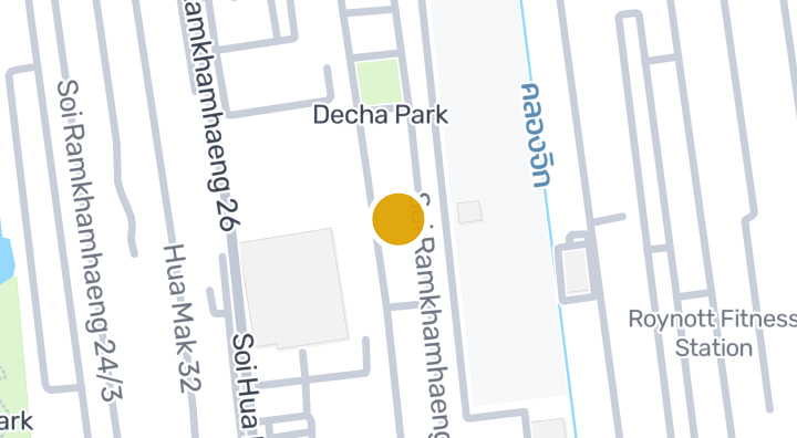 Decha Village Condominium in Hua Mak, Bang Kapi, Bangkok