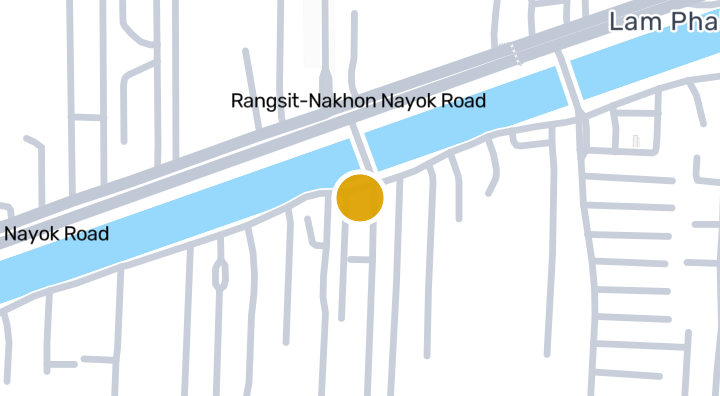 Baan Ruean Suk 1 Condominium in Lam Phak Kut, Thanyaburi, Pa