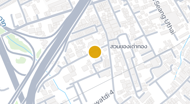 The Roof Garden On Nut Condominium in Phra Khanong, Bangkok