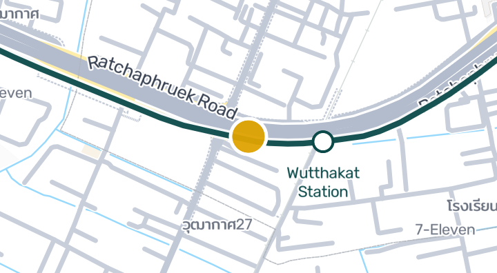 Supalai Park Talat Phlu Station Condominium in Thon Buri, B