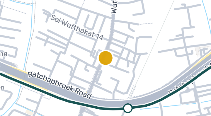 Aspire Wutthakat Condominium in Talat Phlu, Thon Buri, Bangk